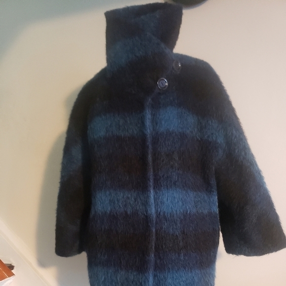 Cinzia Rocca Due Wool Blend Coat - Picture 3 of 16